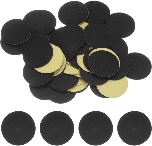 100pcs Round Adhesive Felt Circles, 45mm 1.8" Pre Cut Felt Craft Stickers Non-Woven Mini Felt Fabric Circles for DIY Sewing Handcraft Cut Projects...