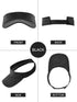 3 Pieces Sun Visor Hats for Women Men Adjustable Sports Athletic Visor Baseball Cap for Hiking Running Tennis Outdoor...