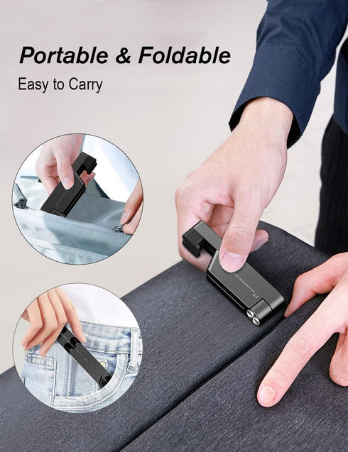 Cell Phone Stand, Phone Stand for Desk, Foldable & Portable iPhone Stand, Phone Holder Stand Compatible with All Mobile Phone, iPhone, iPad Mini, ...