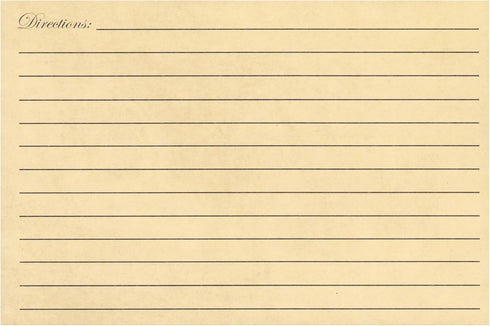 Juvale 60-Pack Recipe Cards Double Sided, Bulk Pack Thick Vintage Index Cards 4x6 for Cooking, Baking and Kitchen Organization, Restaurants, Cafes...