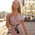 Women's Tassel Braided Waist Belt, Skinny Handwoven Belt with Ring for Dress Waist Belt...