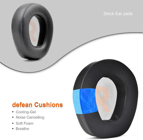 Cooling Gel Earpads Replacement Cover Cushions Compatible with JBL Quantum ONE/Q ONE / Q1 / Over-Ear ANC Performance Gaming Headphone,High-Density...