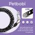 Petbobi 20 ft Dog Tie Out Cable - Reflective Dog Tether for Yard, Camping, Park - Outdoor Leash with Heavy Duty Buffer Spring - Training Tether fo...