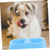 Pet Bowl Dog Water Puppy Bowl Portable Dog Bowl Double Dog Feeder Raised Double Dog Bowl Pet Feeding Station Cat Dish Dog Feeding Bowls Cat Food P...