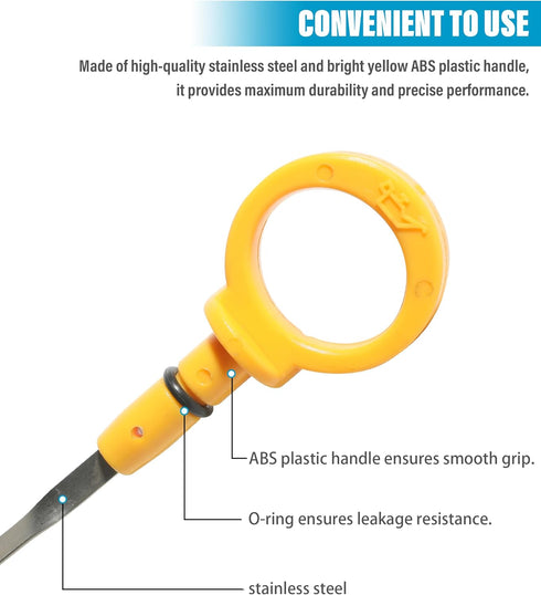 Oil Dip Stick,Engine Oil Dipstick,Oil Dipstick Tool,Car Oil Dipstick Replacement,Fluid Level Indicator Dip Stick,Car Accessories Dip Stick for Che...