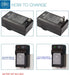 BM EN-EL12 Battery Charger for Nikon Coolpix A1000 B600 W300 A900 AW100 AW110 AW120 AW130 S6200 S6300 S8100 S8200 S9050 S9200 S9300 S9400 S9500 S9...