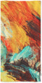 oFloral Bright Artistic Splashes Hand Towels,Abstract Painting Multicolor Dynamic Modern Futuristic Pattern Soft Comfortable Towel for Bath/Kitche...
