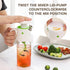 Vucchini Salad Dressing Shaker Mixer Bottle Homemade Salad Dressing Container - BPA Free Glass Juice Storage Ketchup...