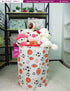 Laundry Hamper Large Canvas Fabric Lightweight Storage Basket/Toy Organizer/Dirty Clothes Collapsible Waterproof for College Dorms, Boys and Girls...