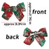 JIAHANG Christmas Hair Bow Clips in Pairs, Festival New Year Floral Printed Alligator Clips with Snowflake 10PCS for Baby Girls Toddlers School Gi...