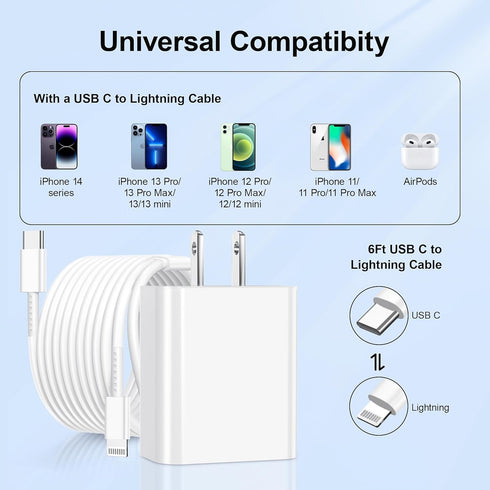 for Apple Watch Charger, 2 in 1 for iPhone Watch Charger Cable with USB C Charger Block Wall, for iPhone and i·Watch Wireless Charger Compatible w...