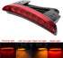 ANKIA Motorcycle Chopped Rear Fender Edge LED Brake License Plate Tail Light Stop Running Light Turn Signal Lamp for Harley Sportster XL883N 1200N...