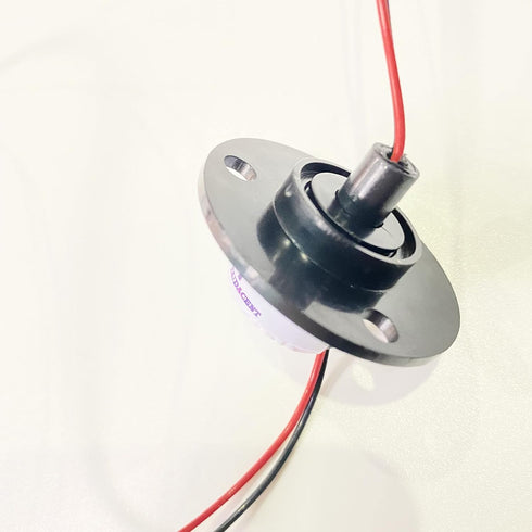 Taidacent 2 Wires 5A 15A 20A 30A 40A 60A Slip Ring Collector Ring Rotary Electrical Contact (5A)...