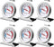 6PCS Refrigerator Freezer Thermometer - Refrigerator/Freezer/Fridge Temperature Cooler - Classic Series Large Dial Thermometer (6)...