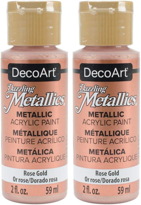 Dazzling Metallics Acrylic Paint 2oz-Rose Gold...