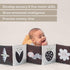 Taf Toys Bunny Black and White Soft Sensory Books Pram Book, High Contrast Baby Toys 0-3-6 Months, Essentials Tummy Time, Pram, Stroller, Car Seat...