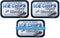 ICE CHIPS Xylitol Candy Tins 5.28 oz total (Licorice, 3 Pack) - Includes BAND as shown...