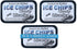 ICE CHIPS Xylitol Candy Tins 5.28 oz total (Licorice, 3 Pack) - Includes BAND as shown...