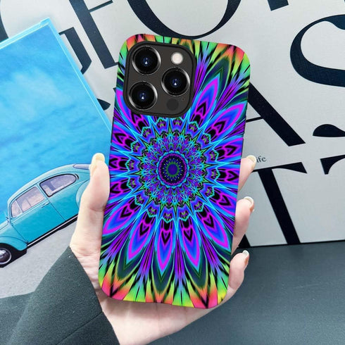 SEized Case Compatible with for iPhone 14 Pro Max,Tie Dye Floral Mandala Phone Case for Girl Women Boy Men,Durable Protection Case for iPhone 14 P...