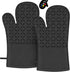IXO Oven Mitts, Oven Gloves Heat Resistant 500°F with Non-Slip Silicone Surface Pot Holders, Kitchen Mitt with Soft Cotton Lining for Baking, Cook...