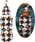 Chinese Zodiac Newborn Swaddle Blanket with Beanie Set Soft Baby Sleep Sack Stretch Adjustable Swaddle Wraps Receiving Blankets...