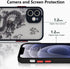 Compatible with iPhone 12 Case Fashion Cool Dragon Animal 3D Pattern Design Frosted PC Back Soft TPU Bumper Shockproof Protective Case Cover for i...
