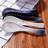 Japanese Soup Spoons Set of 5 Porcelain Soup Spoons Ramen Spoons Asian Wonton Spoons for Ramen Pho Wonton Dumpling, Dishwasher Safe...