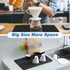 Dish Drying Mat Coffee Mat Drying Pad Hide Stain Absorbent with Rubber Backed for Kitchen Counter,Coffee Machine Dish Rack (Black, 12"x20")...