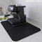 Coffee Mat Black Large Dish Drying Mat for Kitchen Counter, Hide Stain Absorbent Coffee Bar Mat Spill Mat, Coffee Maker Station Pot Mat for Counte...