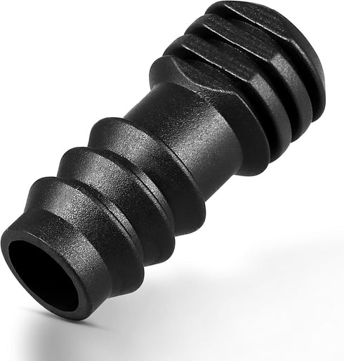 1/2 inch Drip Irrigation Fittings, 15 Pcs Barbed End Plug Connectors for 1/2" Irrigation Tubing (0.52"ID -0.64" OD), Goof Plug End Caps Plastic Pl...