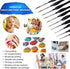 Detail Paint Brush Set - 10PCS Miniature Painting Brushes, Micro Paint Brushes for Fine Detailing & Art Painting - Acrylic, Watercolor, Oil, Model...