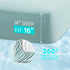 Comfort Spaces Coolmax Moisture Wicking Sheet Set Soft, Fade Resistant, All Elastic Deep Pocket Fits Up to 16" Mattress - Warm Weather Cooling She...