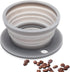 Paperless Collapsible Pour Over Coffee Dripper, Portable Reusable Pour Over Coffee Maker with Stainless Steel Mesh Screen, Perfect for Single Cup ...