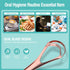 RONAVO Tongue Scraper for Adults (4 PC), NEW 2023 Tounge Scraper Dual Scraping Head with Travel Cases, Stainless Steel Tongue Cleaner Fresh Breath...