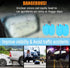 4 PCS Car Rear View Mirror Waterproof Film Side Rearview Rainproof Coating Membrane HD Nano Protective Clear Safe Driving Sticker...