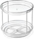 2 Tier Lazy Susan Turntable Organizer 9.25'' Rotating Spice Rack Organization for Cabinet, Kitchen, Pantry, Countertop, Spining Makeup Organizer f...