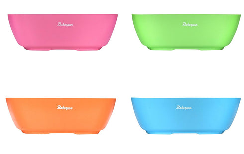 Bakerpan Silicone Bowls for Babies, Toddlers Bowls, Camping Bowls, Travel Bowls - Set of 4 (Multi)...