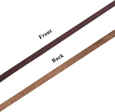 Mandala Crafts Espresso Brown Leather Cord for Jewelry Making - 6.55 Yds 4mm Leather Strips for Crafts Braiding - Flat Genuine Leather Cord String...