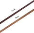 Mandala Crafts Espresso Brown Leather Cord for Jewelry Making - 6.55 Yds 4mm Leather Strips for Crafts Braiding - Flat Genuine Leather Cord String...