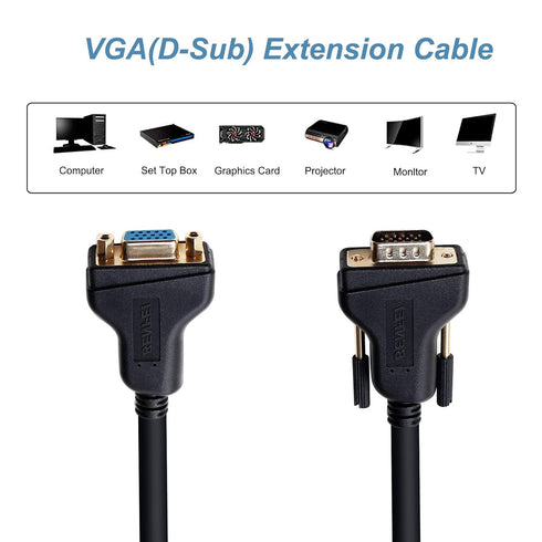 BENFEI VGA Extension Cable, VGA Male to Female Cable - 10 Feet...