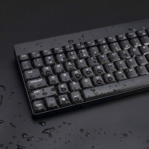 Adesso WKB-1100CB Natural Ergonomic Wireless Spill Resistant Mini Keyboard & Mouse Combo,Black...