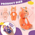 Hanaive 4 Pcs 4 Inch Mini Baby Dolls Lifelike Realistic Baby Dolls Animal Clothes Cute Tiny Babies Gifts for Kids Birthday Baby Shower (Novelty St...