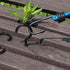 25 Pack Cup Hook Ceiling Hooks, 2.9 Inches, FineGood Vinyl Coated Screw-in Hanger for Indoor and Outdoor Use - Black...