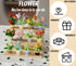 Wedding Hanging Orchid Mini flower potted Plant Bonsai Building Toy Blocks Artificial Particle Flower Botanical...