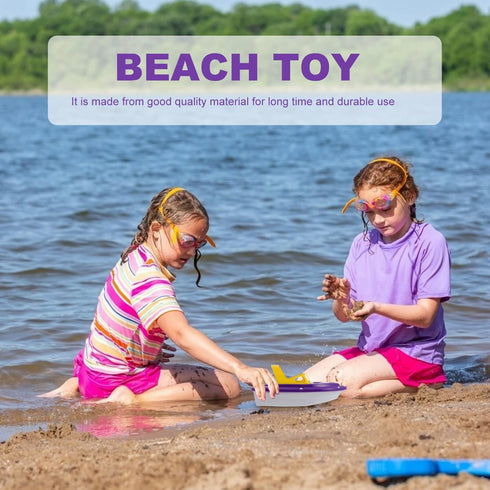 TOYANDONA Boat Bath Toy, Toddler Toys Bath Toys, Plastic Speed Boat Bath Toy, Sailing Boat Floating Toy Fun and Educational Bath Toys for Toddlers...