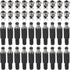 AITRIP 20 Pairs 40PCS DC Power Supply Jack Socket Female Panel Mount Connector 3-Pin 5.5 x 2.1mm with 5.5mm x 2.1mm DIY Male DC Power Plug Jack So...