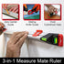 Kapro - 313 Measure Mate - Ultimate Home-Improvement Tool - With Level and Ruler - Features Sliding Markers and Knife Guide - Includes Nail Grippe...