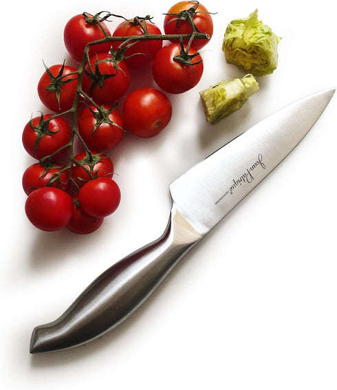 Jean-Patrique Professional Chef Knife Chopaholic - Ergonomic Stainless Steel Handle - Utility Knife for Chopping, Cutting, Dicing and Carving - 6 ...