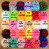 Fodattm 30PCS Women 30 Solid Colours 4" Chiffon Fabric Flowers DIY Flower Headbands Decorative Wedding Flowers...