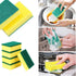 30 Pack Kitchen Sponges Individually Wrapped, Non-Scratch Scouring Pads Bulk Scrub Sponges for Cleaning Kitchen and Household, Car, Dish Sponge fo...